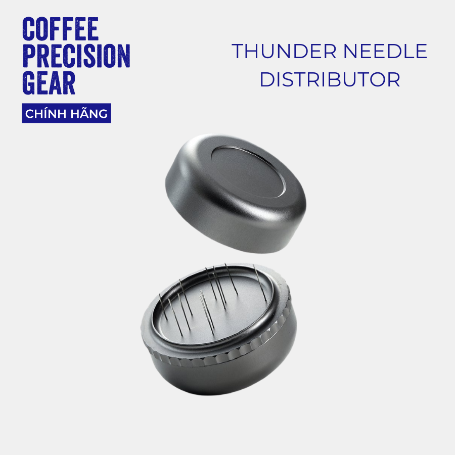 Dụng cụ phân phối, dàn bột cà phê bằng kim (WDT) zeroHero - Thunder Needle Distributor