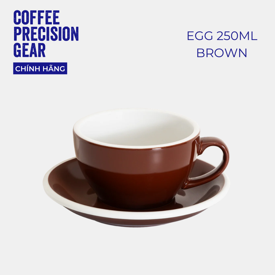 Loveramics Basic Colour Ceramic Coffee Cup with Handle 250ml - Egg