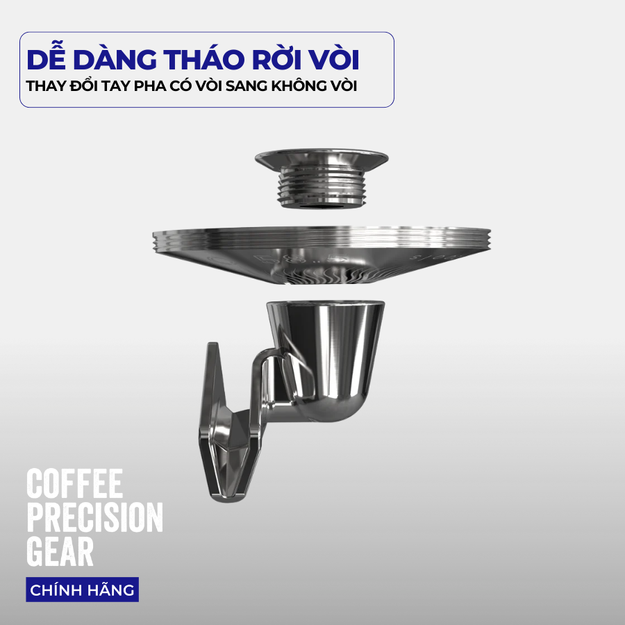 Tay Cầm Máy Pha Cà Phê Có Vòi Pesado - HYBRID Double Spouted Portafilter LM/E61