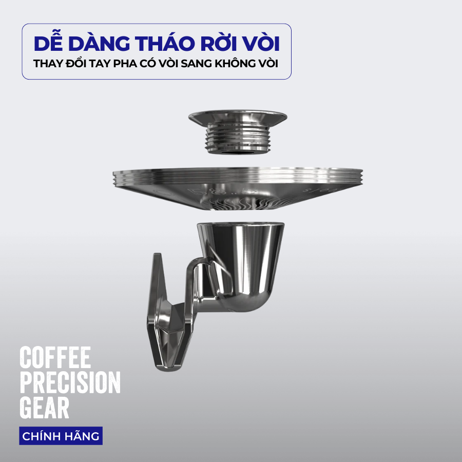 Tay Cầm Máy Pha Cà Phê Có Vòi Breville 54mm Pesado - HYBRID Double Spouted Portafilter