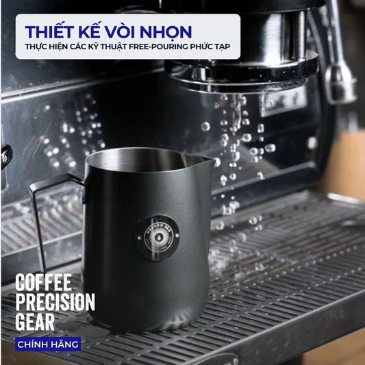 Ca Đánh Sữa 490ml Màu Đen- Pesado - Milk Jug Black