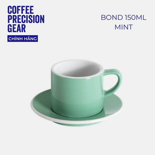 Cốc Sứ, Ly Sứ Uống Cà Phê Cao Cấp Có Quai 150ml Loveramics - Espresso Cup - Màu Basic - Bond