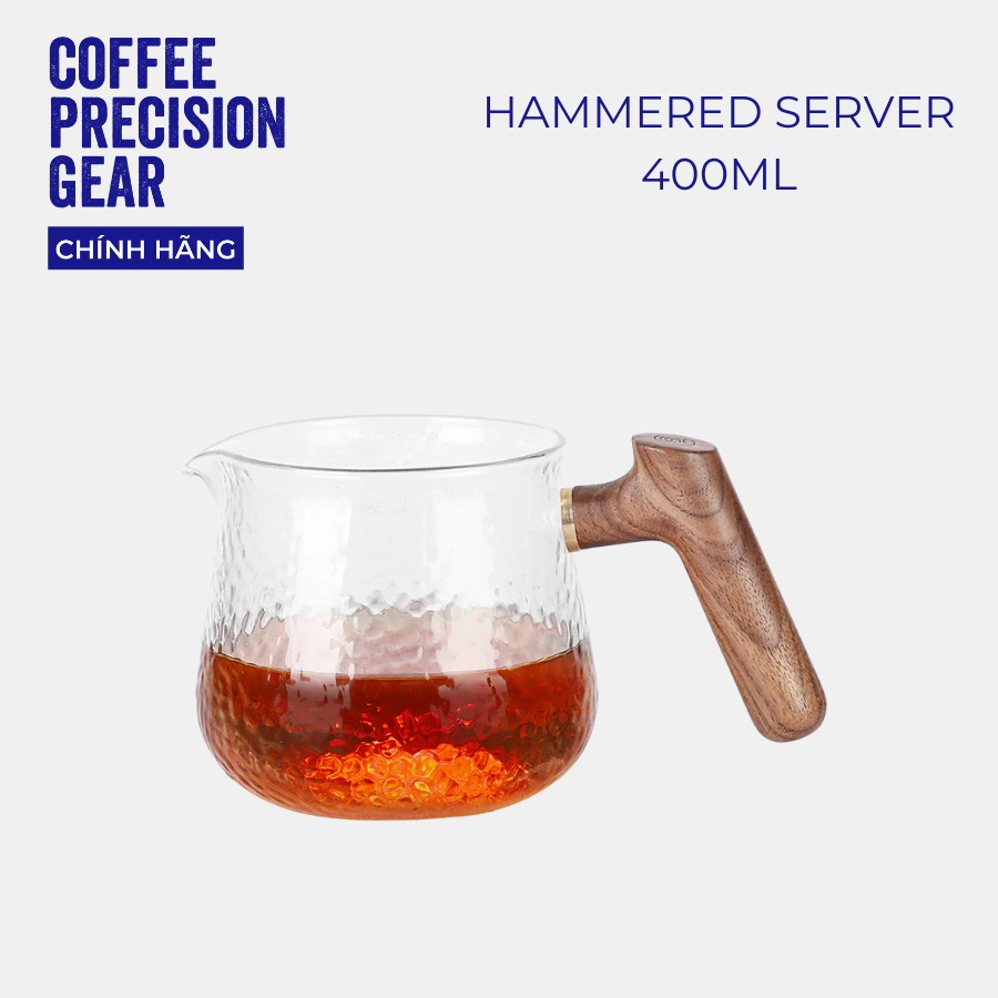 Bình Đựng Cà Phê zeroHero - Hammered Server 400ml