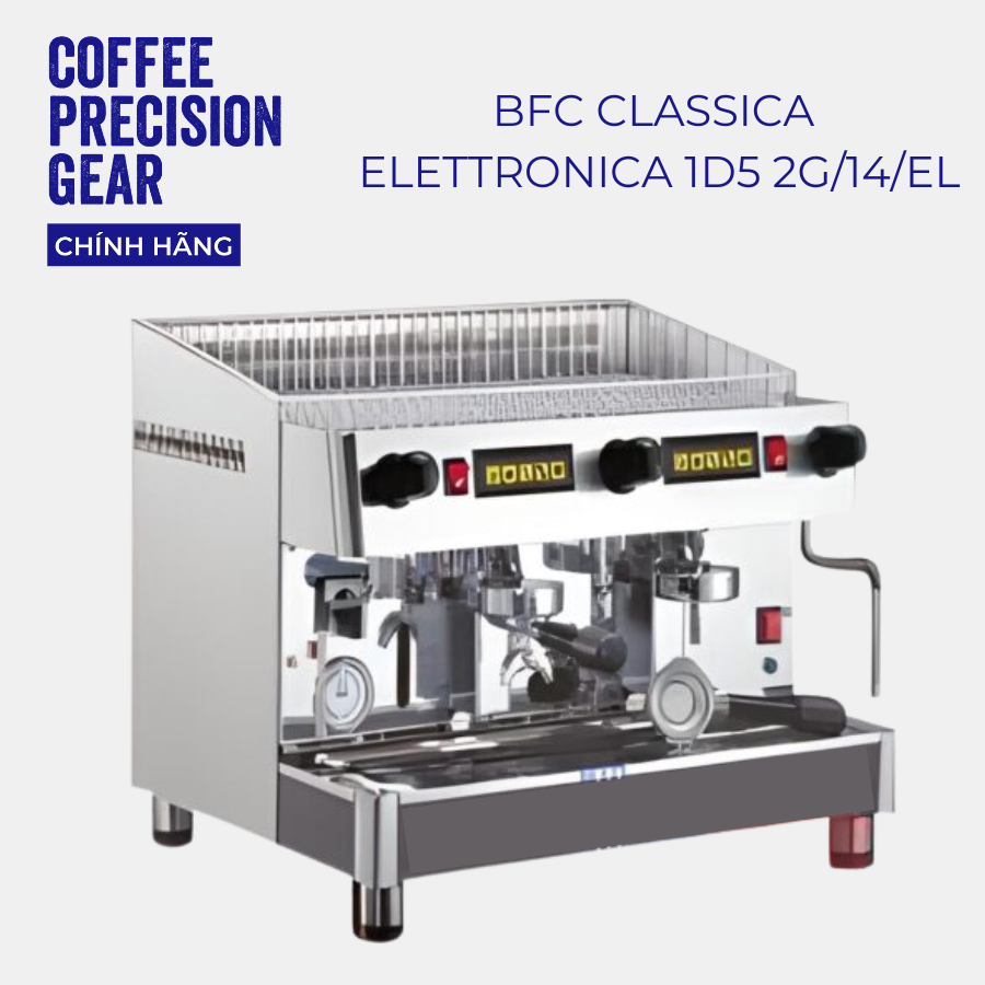 Máy Pha Cà Phê BFC - Classica Elettronica 1d5 2 Group/14/EL