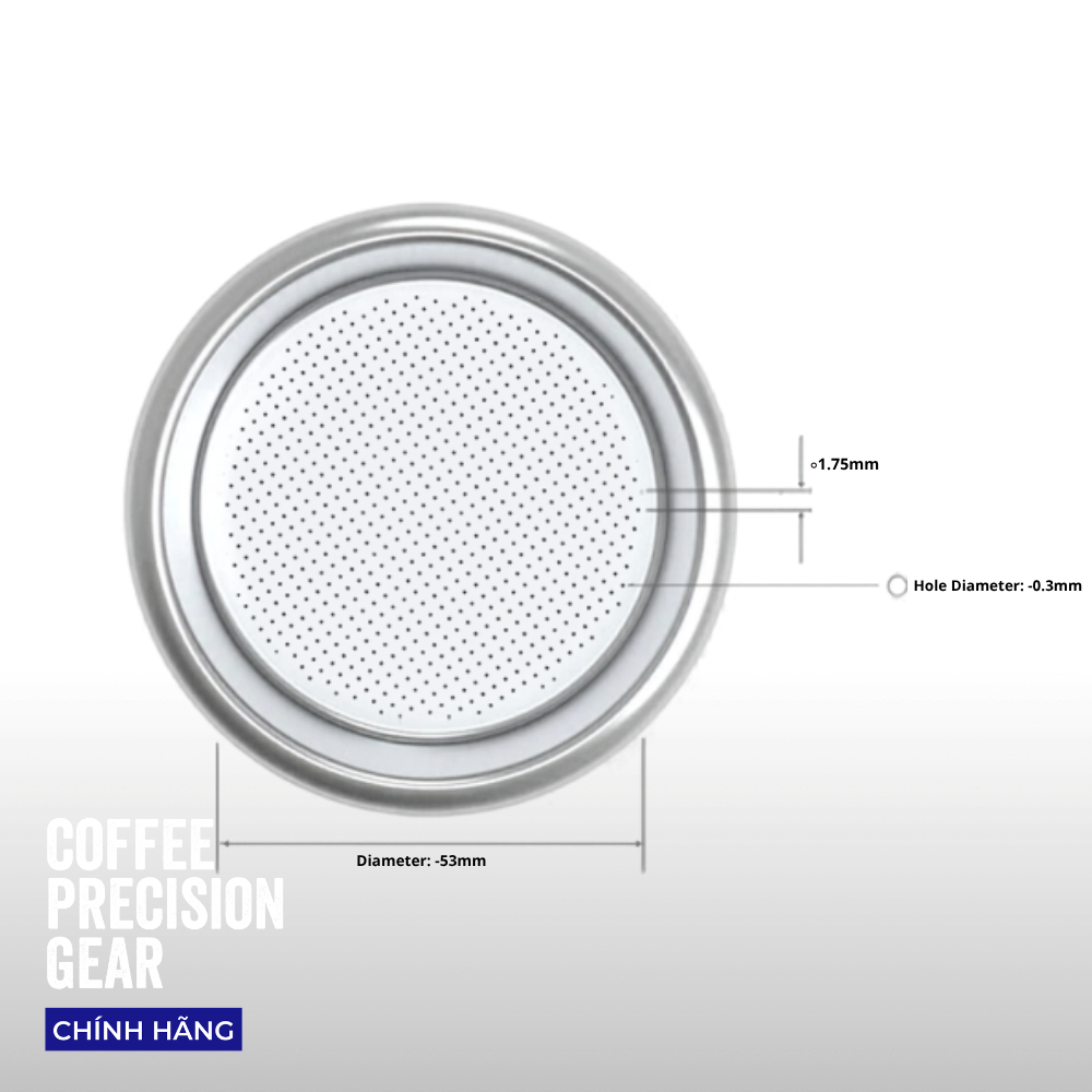 Rổ Lọc Cà Phê EP 18g/20g/22g Pesado - Electro Polished Filter Basket 58mm