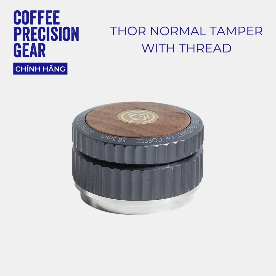 Dụng cụ nén cà phê zeroHero Thor Normal Tamper With Thread (58mm)
