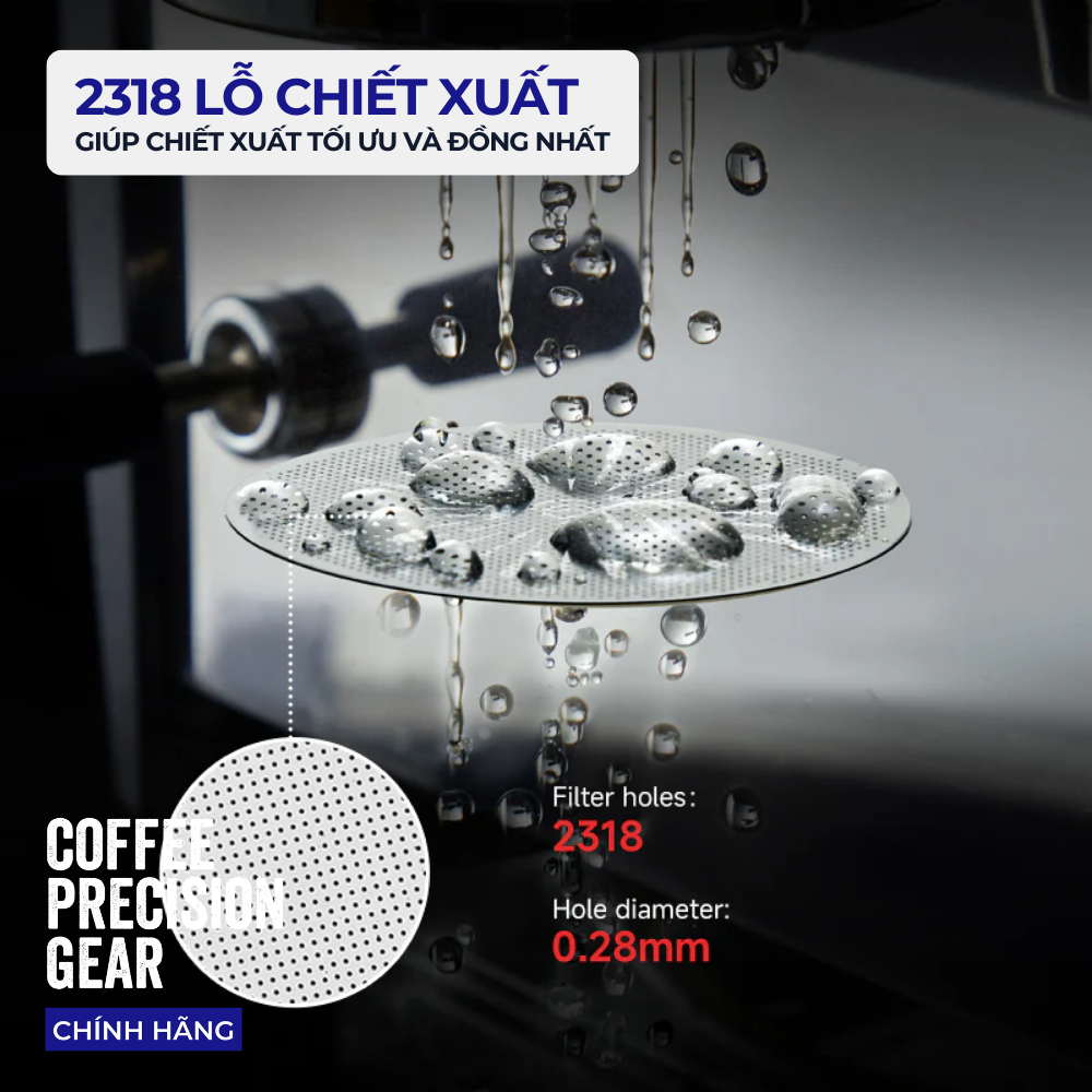 zeroHero Water Distribution Screen - Espresso Puck Screen 58mm