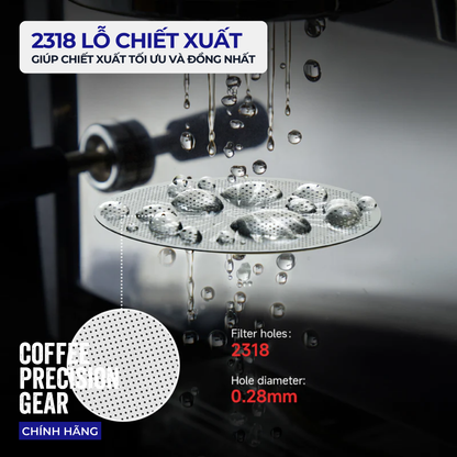 zeroHero Water Distribution Screen - Espresso Puck Screen 58mm