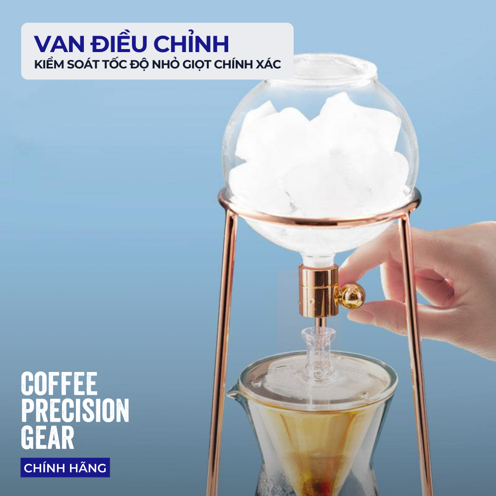 Tháp Pha Cà Phê Coldbrew 400ml zeroHero - DingYuan MINI Ice drip coffee maker