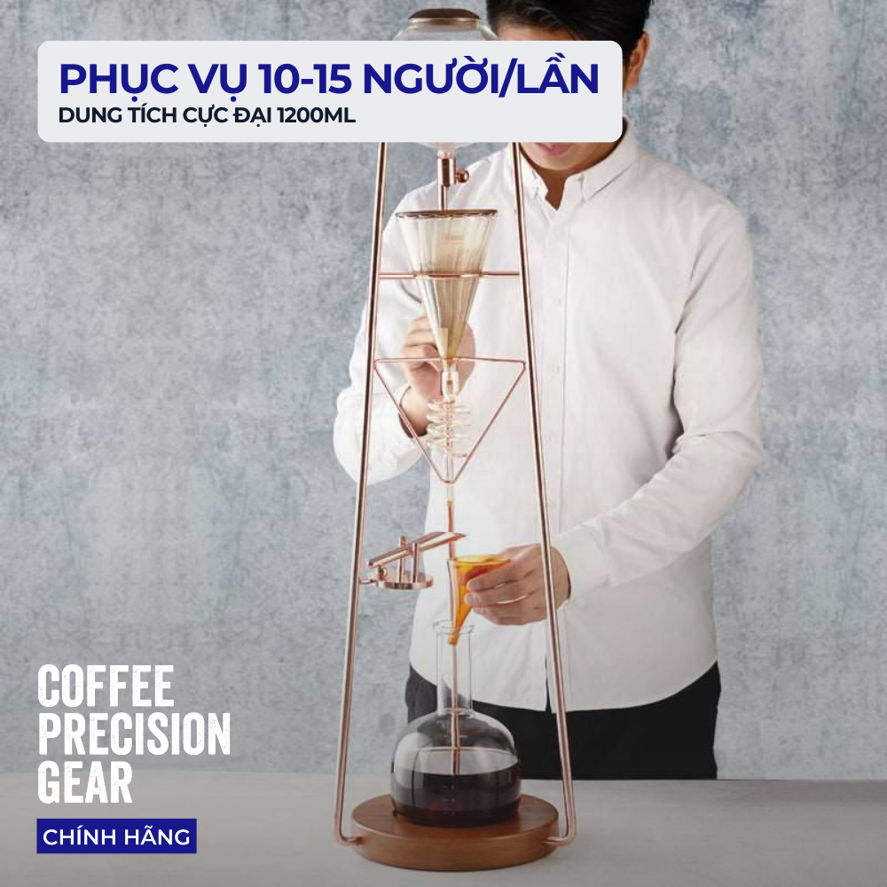 Tháp Pha Cà Phê, Trà Nhỏ Giọt Dingyuan Max zeroHero - Ice Drip Coffee Marker 1000ml - 1200ml
