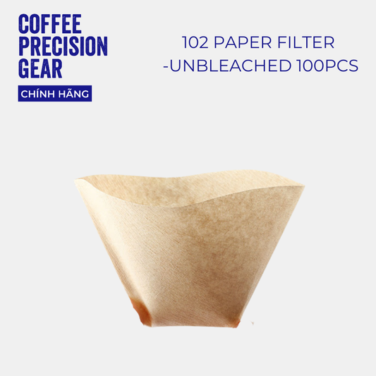 Giấy Lọc Melitta zeroHero - 102 Paper Filter Unbleached, 100pcs