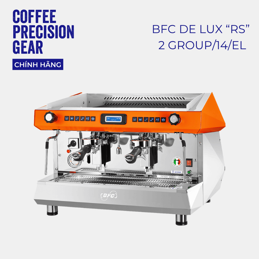 Máy Pha Cà Phê BFC - DE LUX “RS” 2 Group/14/EL