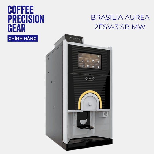 Máy Pha Cà Phê Tự Động Chuyên Nghiệp Brasilia - Aurea 1ESV-2 SB MW T7 FV