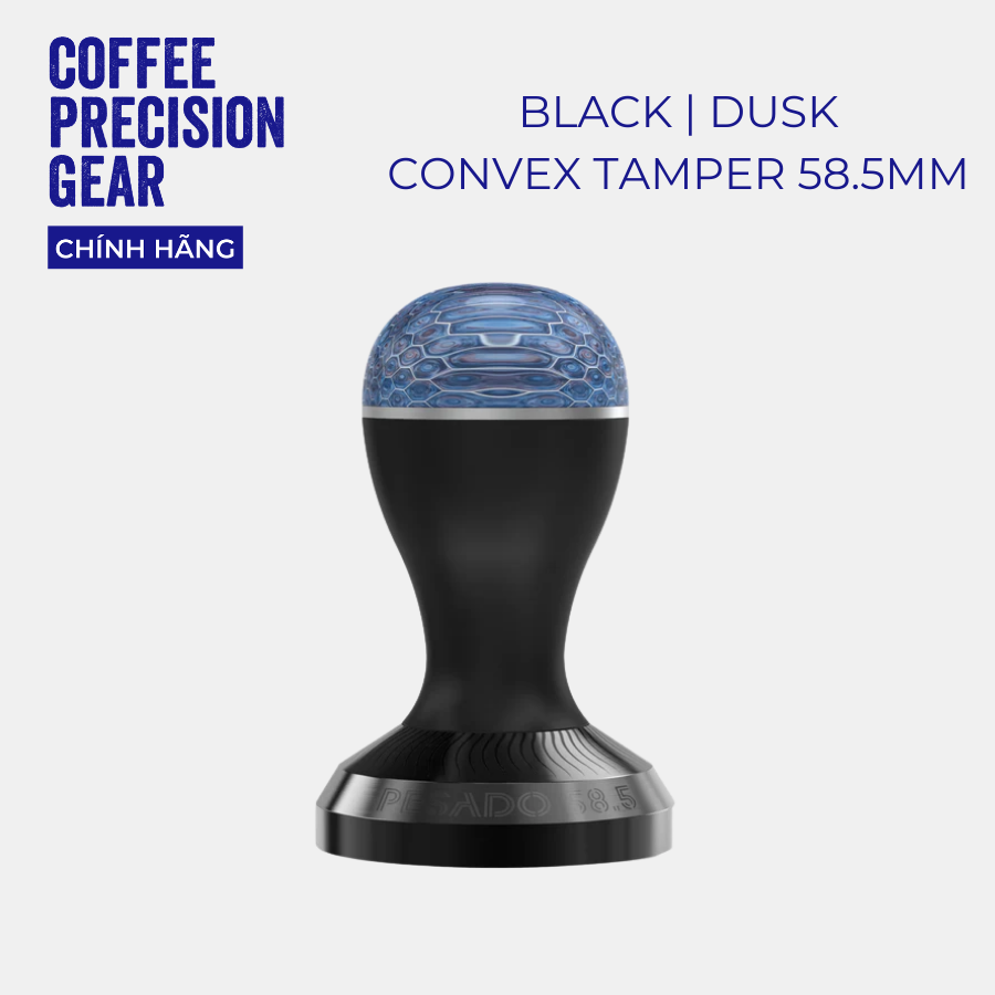 Tay Nén Cà phê Lồi 58.5mm Pesado - Full Moon Wave Convex Tamper