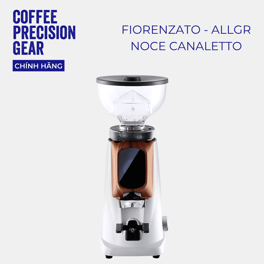 Máy Xay Cà Phê Fiorenzato - ALLGR (White Op Noce Canaletto)