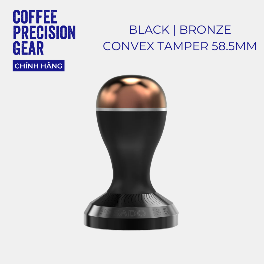 Tay Nén Cà phê Lồi 58.5mm Pesado - Full Moon Wave Convex Tamper