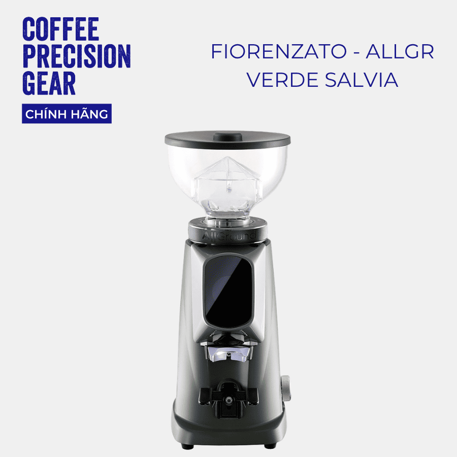 Máy Xay Cà Phê Fiorenzato - ALLGR (Verde Salvia Cromo Satinato)