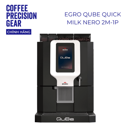 Máy Pha Cà Phê Tự Động Egro - QuBe Quick Milk Nero 2M-1P