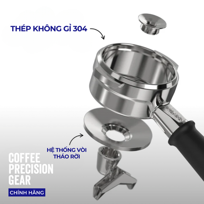Tay Cầm Máy Pha Cà Phê Có Vòi Pesado - HYBRID Double Spouted Portafilter LM/E61
