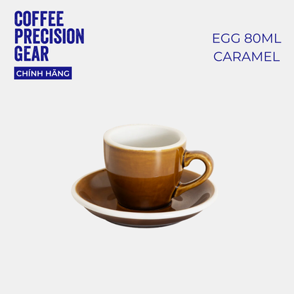 Ly Sứ Uống Cà Phê Có Quai 80ml Espresso Cup & Saucer Loveramics -Màu Potters - Egg 80ml