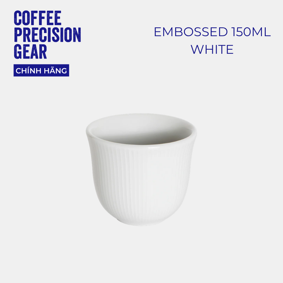 Cốc, ly sứ không quai - Loveramics - Brewers Embossed Tasting Cup 150ml