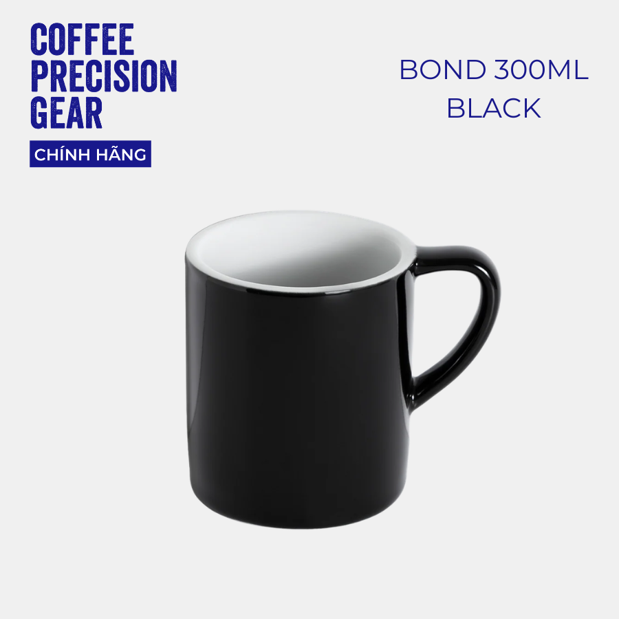 Cốc Sứ, Ly Sứ Uống Cà Phê Cao Cấp Có Quai 300ml Loveramics - Espresso Cup - Màu Basic - Bond