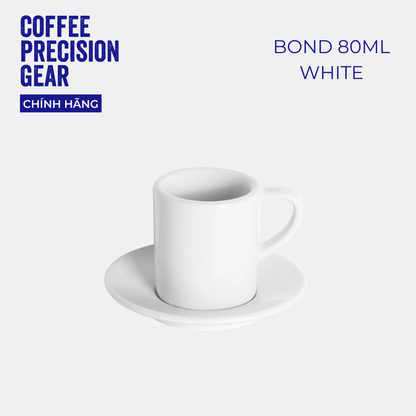 Cốc Sứ, Ly Sứ Uống Cà Phê Cao Cấp Có Quai 80ml Espresso Cup Loveramics - Màu Basic - Bond