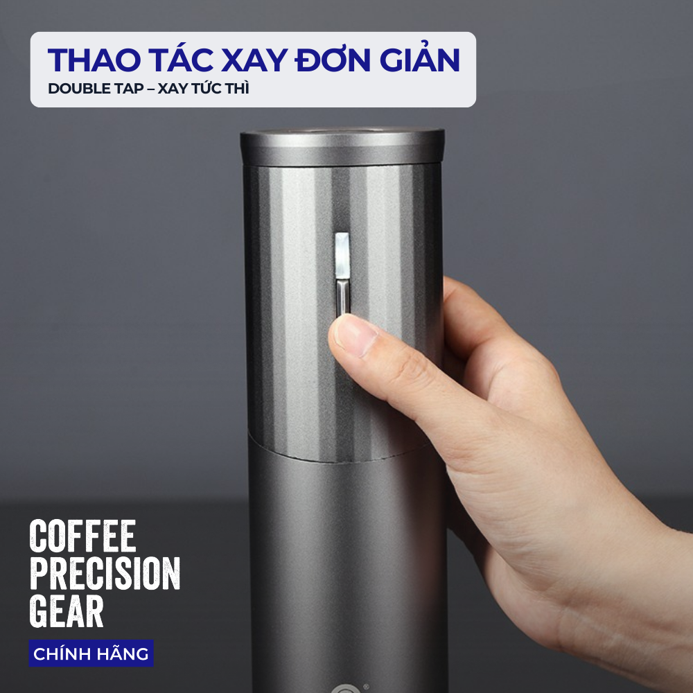 Máy Xay Cà Phê Cầm Tay Tự Động zeroHero - RUI Coffee E-Grinder