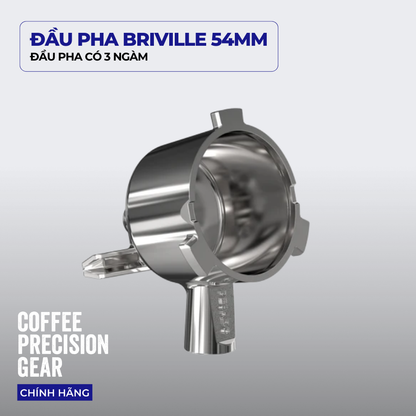 Tay Cầm Máy Pha Cà Phê Có Vòi Breville 54mm Pesado - HYBRID Double Spouted Portafilter