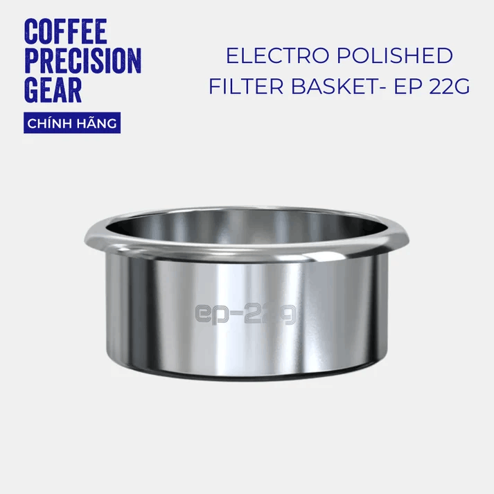 Rổ Lọc Cà Phê EP 18g/20g/22g Pesado - Electro Polished Filter Basket 58mm