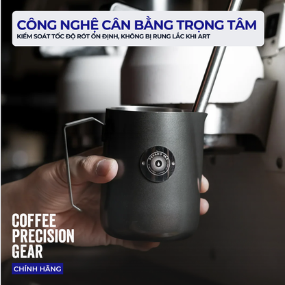 Ca Đánh Sữa 490ml Màu Đen- Pesado - Milk Jug Black