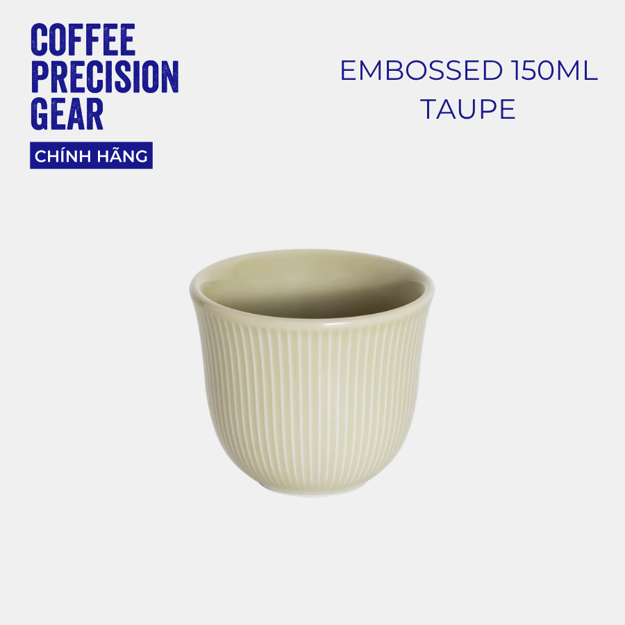 Cốc, ly sứ không quai - Loveramics - Brewers Embossed Tasting Cup 150ml