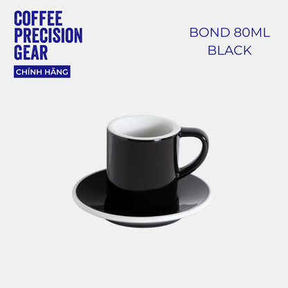 Cốc Sứ, Ly Sứ Uống Cà Phê Cao Cấp Có Quai 80ml Espresso Cup Loveramics - Màu Basic - Bond