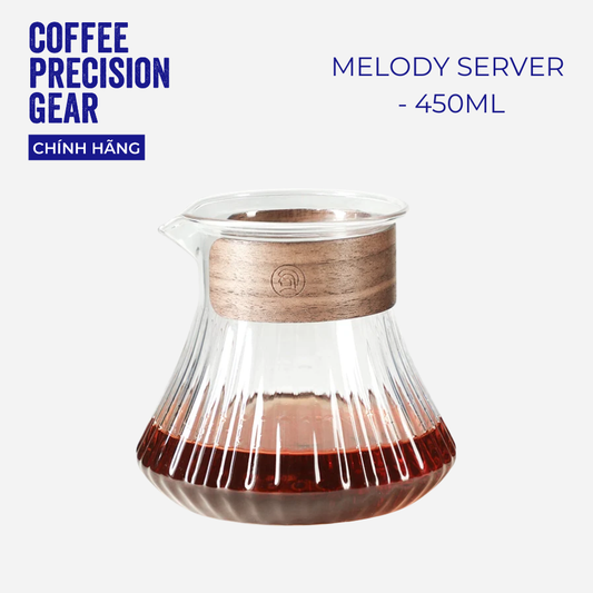 Bình Thủy Tinh Pha Cà Phê 450ML zeroHero - Melody Server