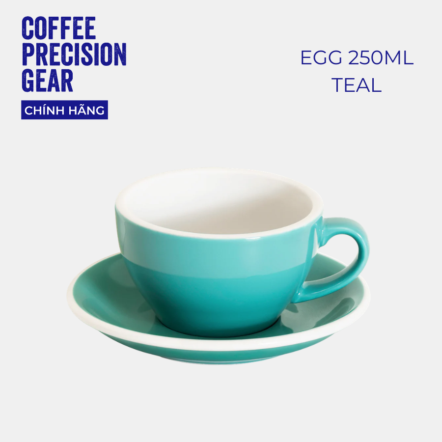 Loveramics Basic Colour Ceramic Coffee Cup with Handle 250ml - Egg