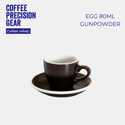 Ly Sứ Uống Cà Phê Có Quai 80ml Espresso Cup & Saucer Loveramics -Màu Potters - Egg 80ml