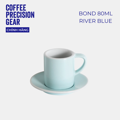 Cốc Sứ, Ly Sứ Uống Cà Phê Cao Cấp Có Quai 80ml Espresso Cup Loveramics - Màu Basic - Bond