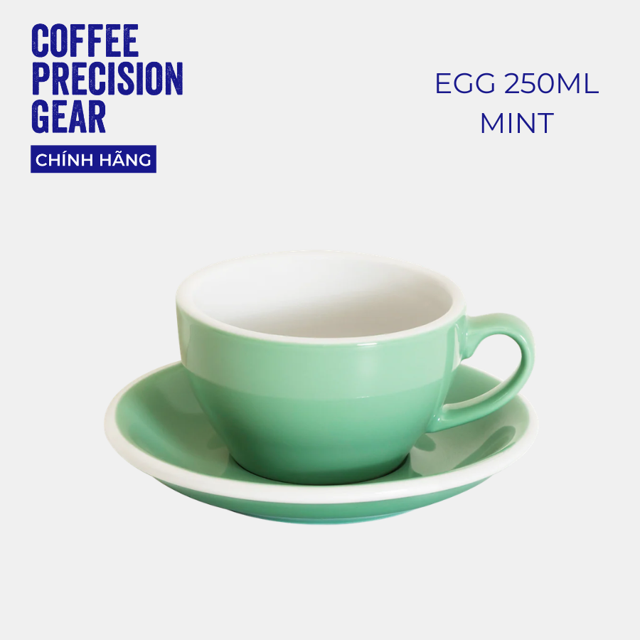Loveramics Basic Colour Ceramic Coffee Cup with Handle 250ml - Egg