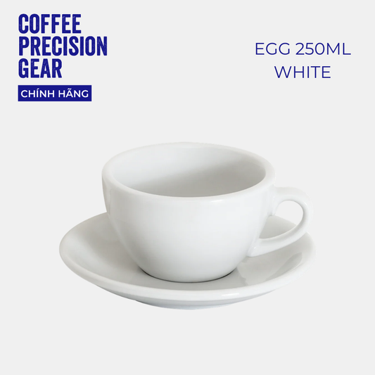 Ly Sứ Uống Cà Phê Có Quai 250ml Màu Basic Loveramics - Egg