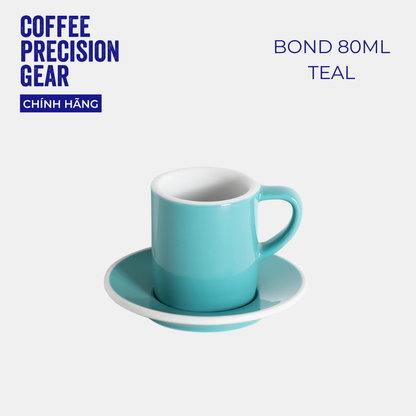 Cốc Sứ, Ly Sứ Uống Cà Phê Cao Cấp Có Quai 80ml Espresso Cup Loveramics - Màu Basic - Bond
