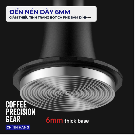 Tay Nén Cà Phê zeroHero - Press Adjust Tamper Ripple Base 58.5mm