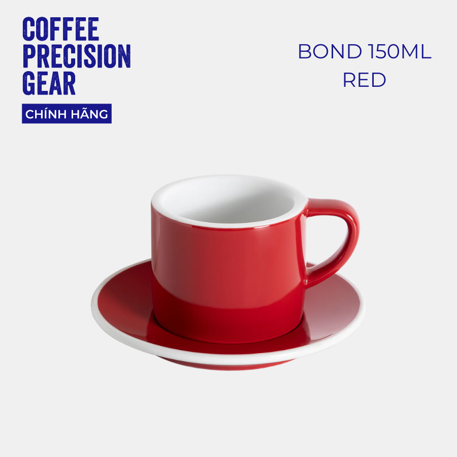 Cốc Sứ, Ly Sứ Uống Cà Phê Cao Cấp Có Quai 150ml Loveramics - Espresso Cup - Màu Basic - Bond