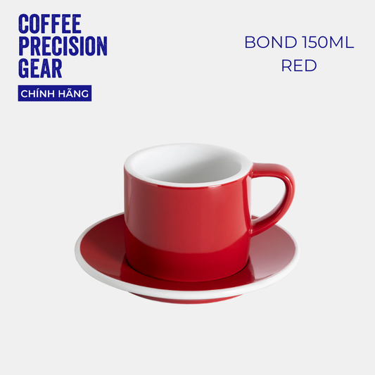 Cốc Sứ, Ly Sứ Uống Cà Phê Cao Cấp Có Quai 150ml Loveramics - Espresso Cup - Màu Basic - Bond
