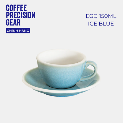 Ly Sứ Uống Cà Phê Có Quai 150ml Cappuccino Cup & Saucer Loveramics - Màu Potters - Egg 150ml
