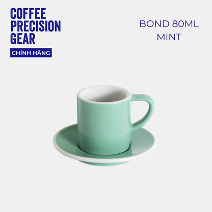 Cốc Sứ, Ly Sứ Uống Cà Phê Cao Cấp Có Quai 80ml Espresso Cup Loveramics - Màu Basic - Bond