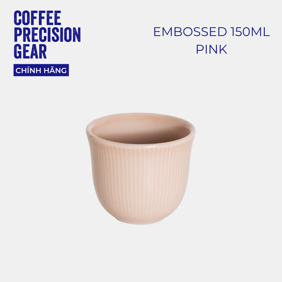 Cốc, ly sứ không quai - Loveramics - Brewers Embossed Tasting Cup 150ml