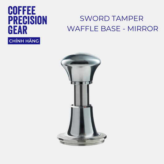 Tay Nén Cà Phê Hỗ Trợ Đồng Đều Lực zeroHero - Sword Tamper 58,5mm Waffle Base