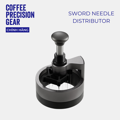 Dụng cụ phân phối / dàn đều bột cà phê bằng kim (WDT) zeroHero - Sword Needle Distributor