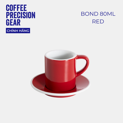 Cốc Sứ, Ly Sứ Uống Cà Phê Cao Cấp Có Quai 80ml Espresso Cup Loveramics - Màu Basic - Bond
