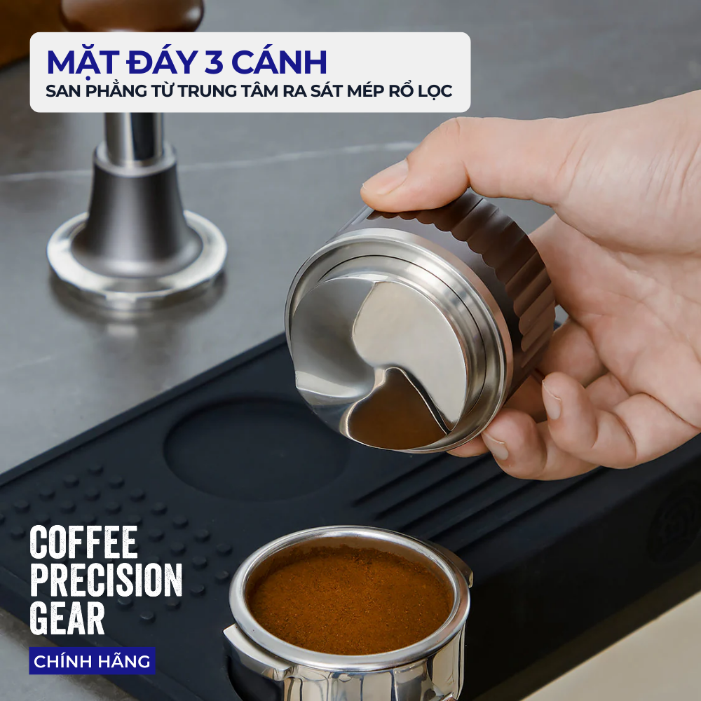 Dụng Cụ Dàn Phẳng Cà Phê 58mm zeroHero - Thor Adjustable Coffee Distributor